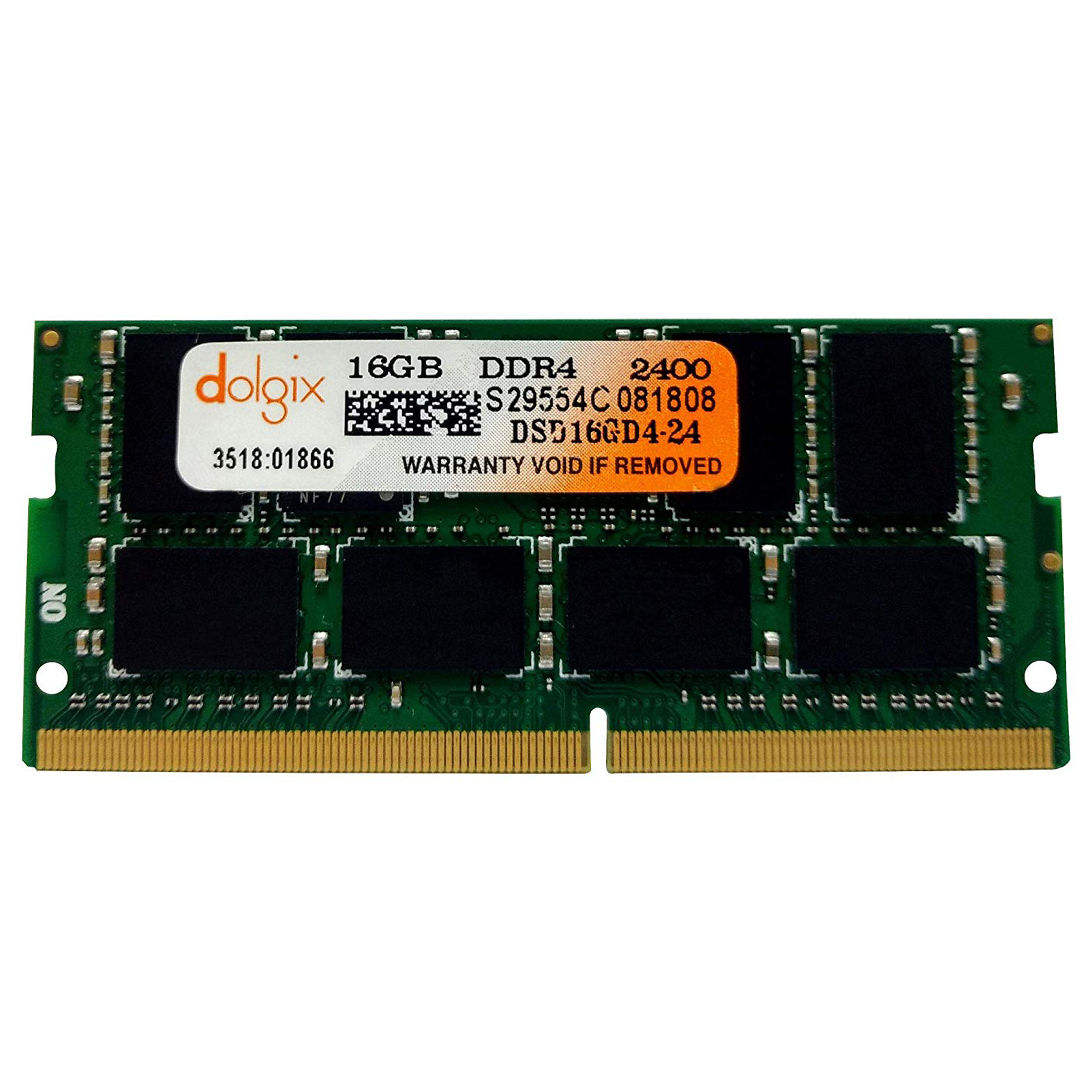 16GB Dolgix DDR4 2400MHz (PC4-19200) Laptop Ram SODIMM Memory