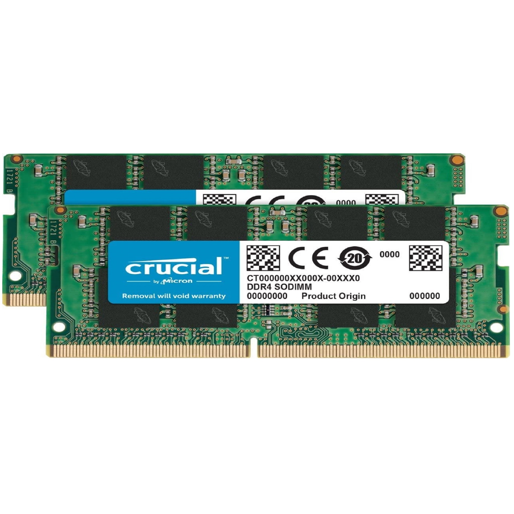 DDR4 32GB Kit (16GBx2) Crucial 3200 MT/s (PC4-25600) CL22 DR x8